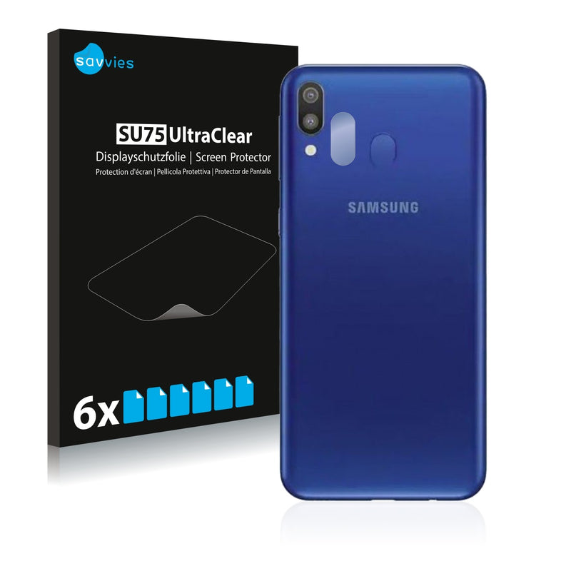 6x Savvies SU75 Screen Protector for Samsung Galaxy M20 (Camera)
