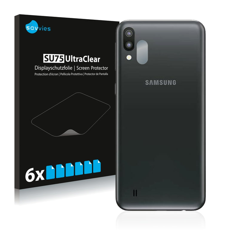 6x Savvies SU75 Screen Protector for Samsung Galaxy M10 (Camera)