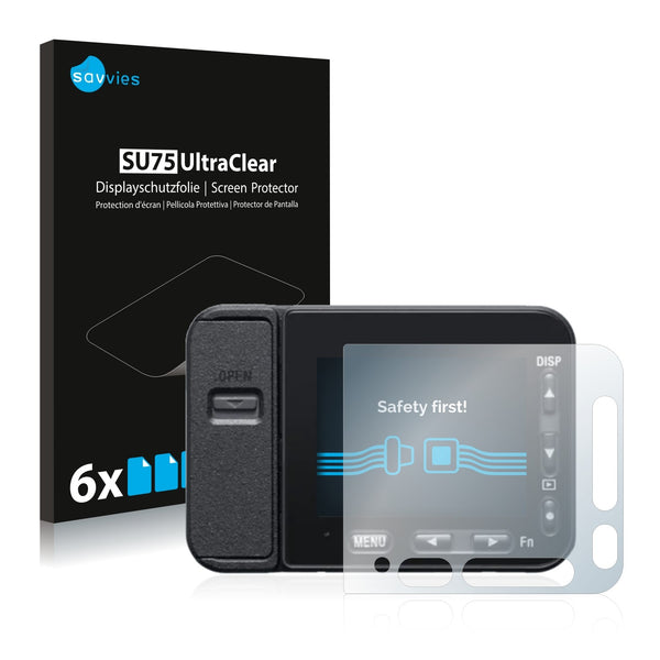 6x Savvies SU75 Screen Protector for Sony DSC-RX0M2 (RX0 II)