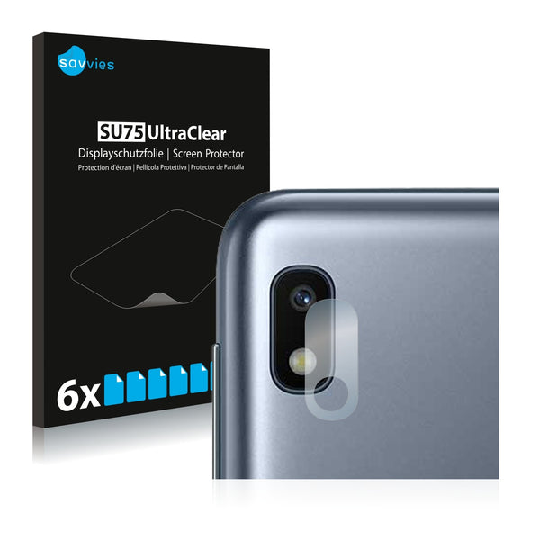 6x Savvies SU75 Screen Protector for Samsung Galaxy A10 (Camera)