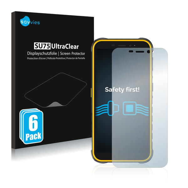 6x Savvies SU75 Screen Protector for Ulefone Armor X8i