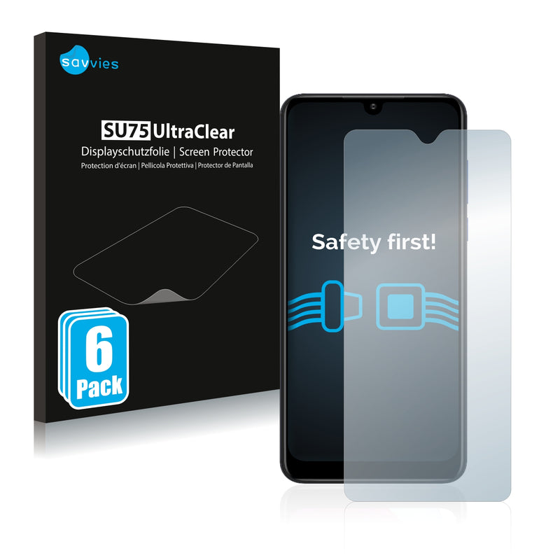 6x Savvies SU75 Screen Protector for Motorola Moto G Pure