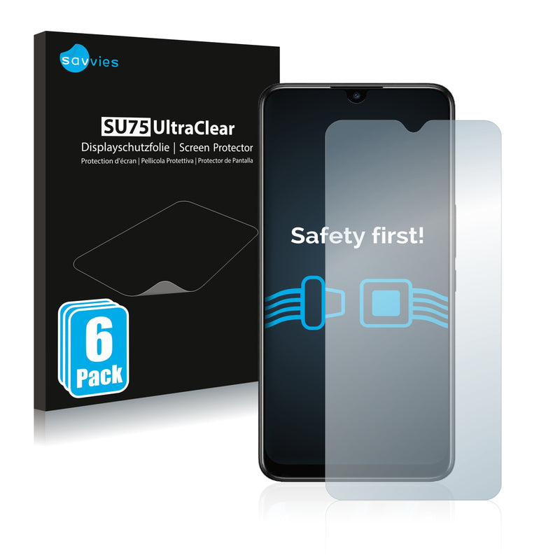 6x Savvies SU75 Screen Protector for TCL 30 XE 5G