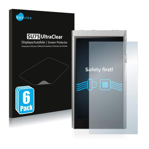 6x Savvies SU75 Screen Protector for Astell & Kern SE180