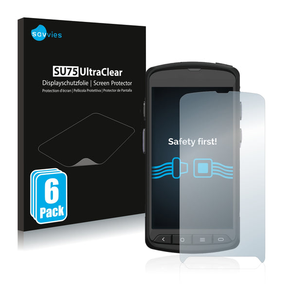6x Savvies SU75 Screen Protector for M3 Mobile SM 20