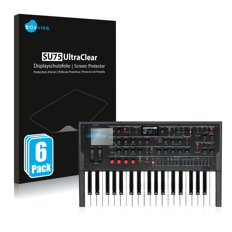 6x Film Screen Protector for Korg modwave wavetable synthesizer