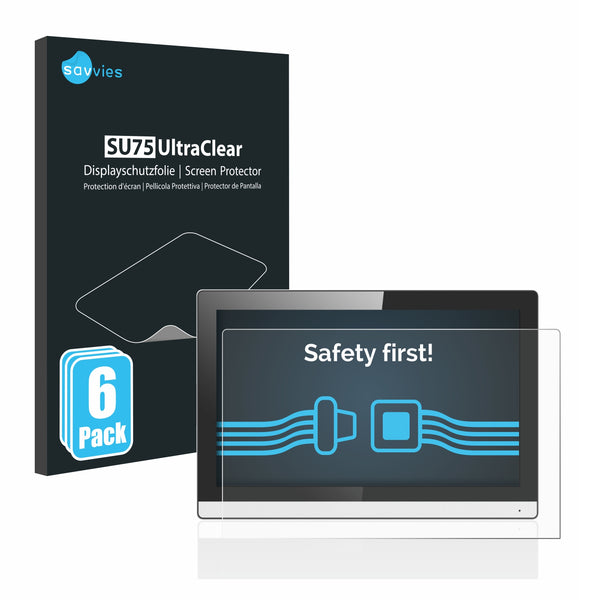 6x Film Screen Protector for Hikvision DS-KH6350-WTE1 Indoor Station