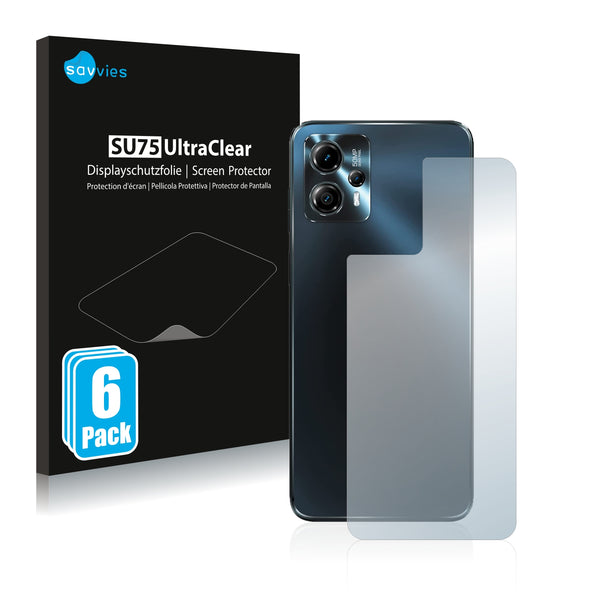 6x Film Screen Protector for Motorola Moto G13 (Back)