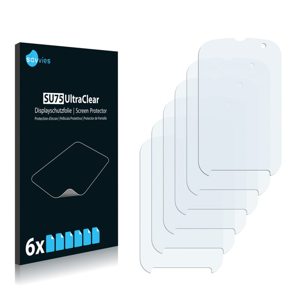 6x Savvies SU75 Screen Protector for Kyocera KYC5120 Milano