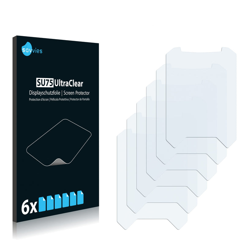 6x Savvies SU75 Screen Protector for Benefon P211