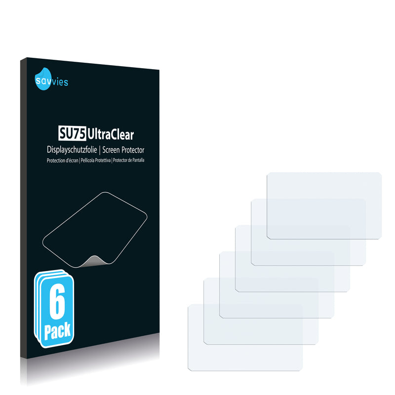 6x Savvies SU75 Screen Protector for Garmin dezl LGV710