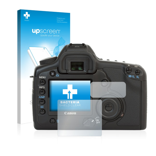 upscreen Bacteria Shield Clear Premium Antibacterial Screen Protector for Canon EOS 5D