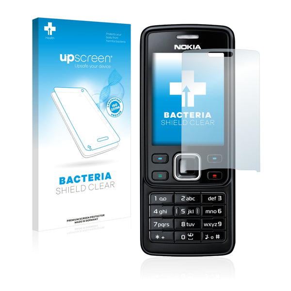 upscreen Bacteria Shield Clear Premium Antibacterial Screen Protector for Nokia 6300