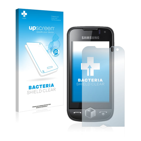 upscreen Bacteria Shield Clear Premium Antibacterial Screen Protector for Samsung Jet S8000