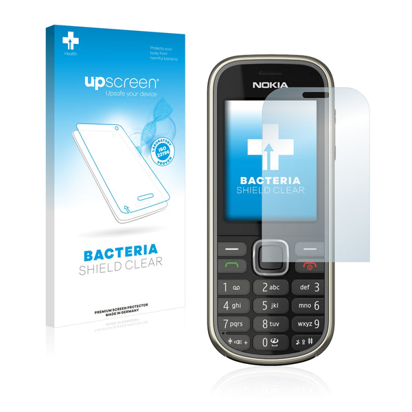 upscreen Bacteria Shield Clear Premium Antibacterial Screen Protector for Nokia 3720 classic