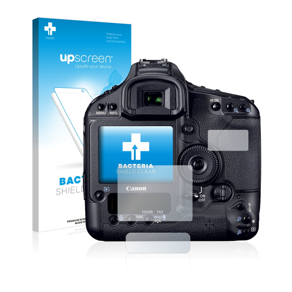 upscreen Bacteria Shield Clear Premium Antibacterial Screen Protector for Canon EOS 1D Mark IV