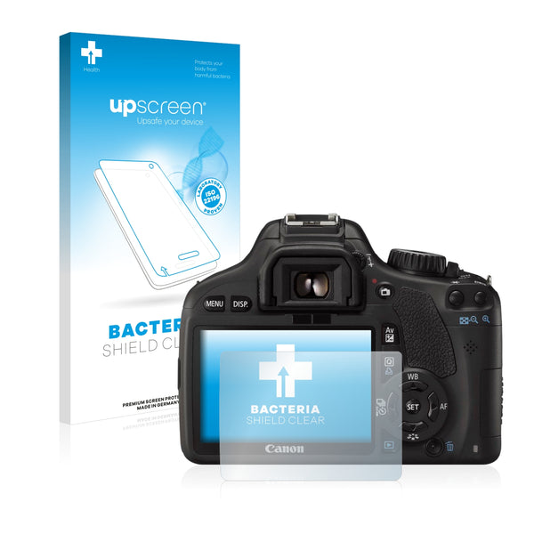upscreen Bacteria Shield Clear Premium Antibacterial Screen Protector for Canon EOS 550D