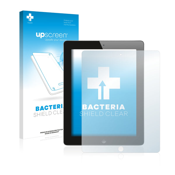 upscreen Bacteria Shield Clear Premium Antibacterial Screen Protector for Apple iPad 2