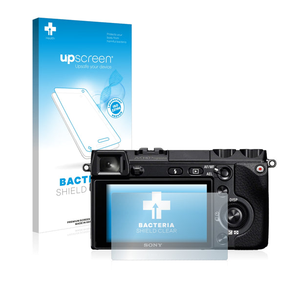 upscreen Bacteria Shield Clear Premium Antibacterial Screen Protector for Sony Alpha NEX-7