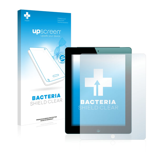 upscreen Bacteria Shield Clear Premium Antibacterial Screen Protector for Apple iPad (3th generation)