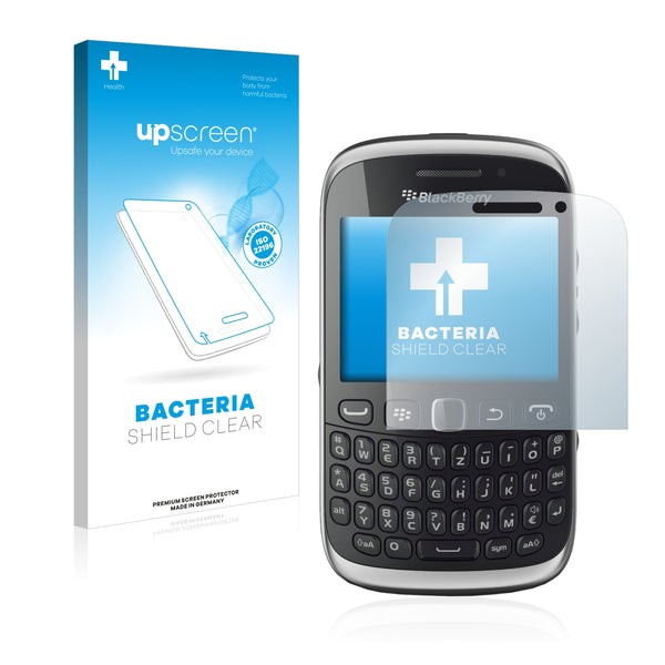 upscreen Bacteria Shield Clear Premium Antibacterial Screen Protector for RIM BlackBerry Curve 9320
