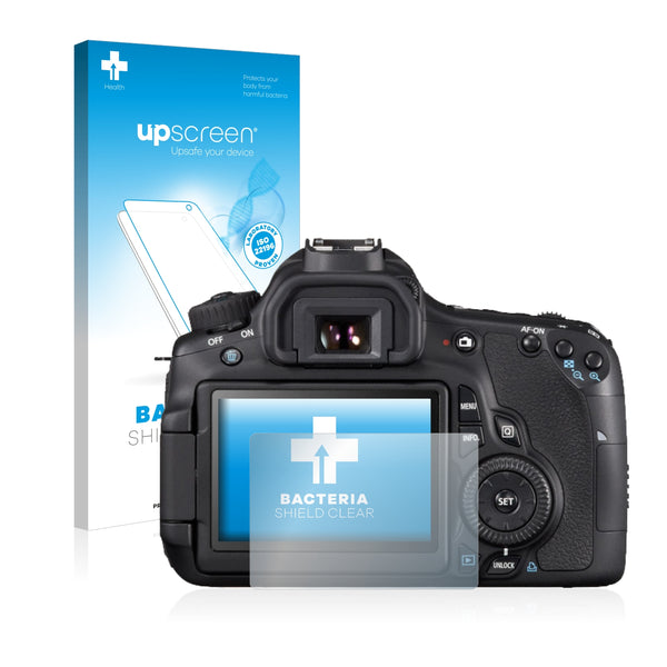 upscreen Bacteria Shield Clear Premium Antibacterial Screen Protector for Canon EOS 650D
