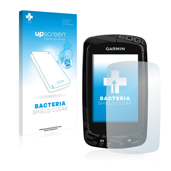 upscreen Bacteria Shield Clear Premium Antibacterial Screen Protector for Garmin Edge 810