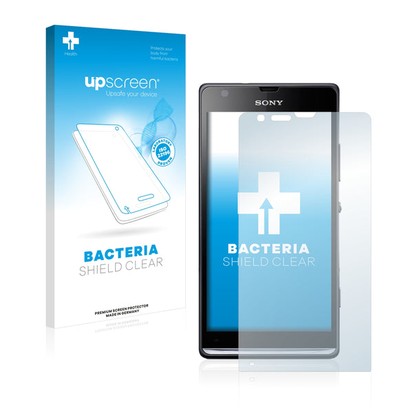upscreen Bacteria Shield Clear Premium Antibacterial Screen Protector for Sony Xperia SP M35i C5303