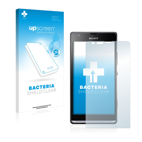 upscreen Bacteria Shield Clear Premium Antibacterial Screen Protector for Sony Xperia SP M35h C5302