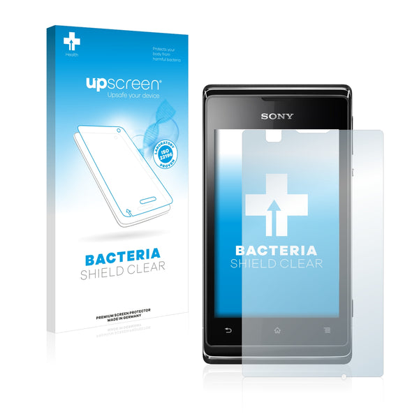 upscreen Bacteria Shield Clear Premium Antibacterial Screen Protector for Sony Xperia E C1505