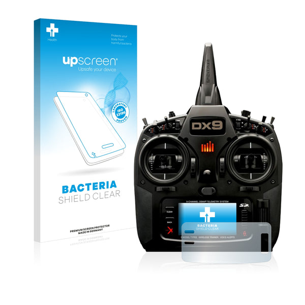 upscreen Bacteria Shield Clear Premium Antibacterial Screen Protector for Spektrum DX9