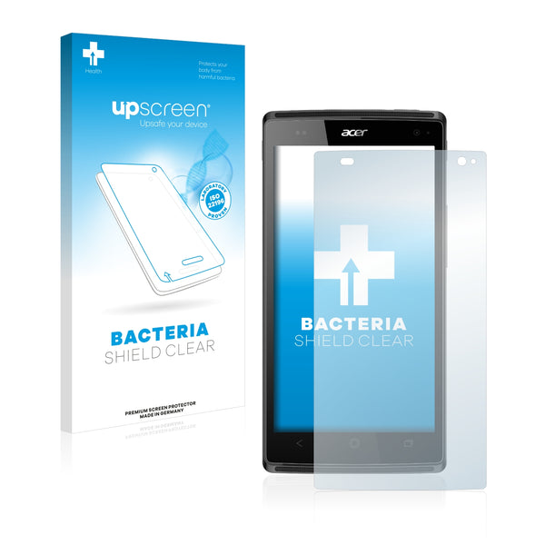 upscreen Bacteria Shield Clear Premium Antibacterial Screen Protector for Acer Liquid Z5 Z150