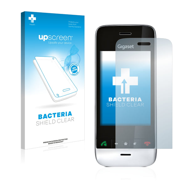upscreen Bacteria Shield Clear Premium Antibacterial Screen Protector for Siemens Gigaset SL930H