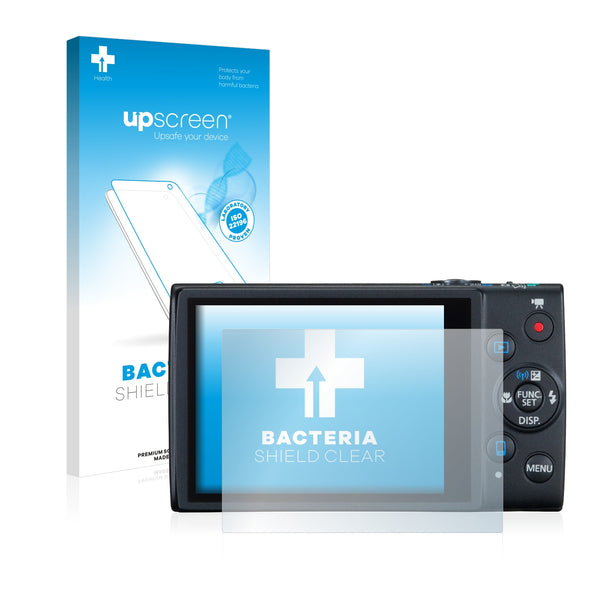 upscreen Bacteria Shield Clear Premium Antibacterial Screen Protector for Canon IXUS 265 HS