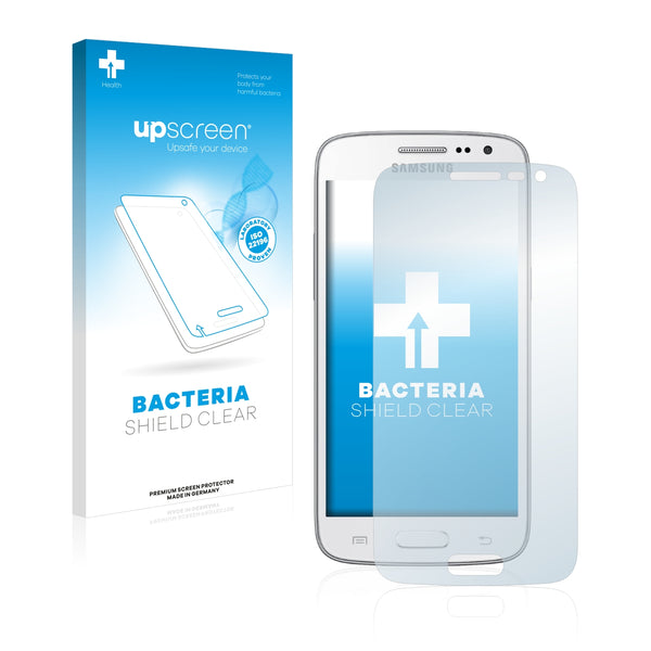 upscreen Bacteria Shield Clear Premium Antibacterial Screen Protector for Samsung Galaxy Core 4G SM-G386F
