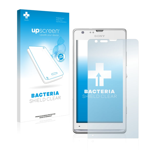 upscreen Bacteria Shield Clear Premium Antibacterial Screen Protector for Sony Xperia SP LTE C5306