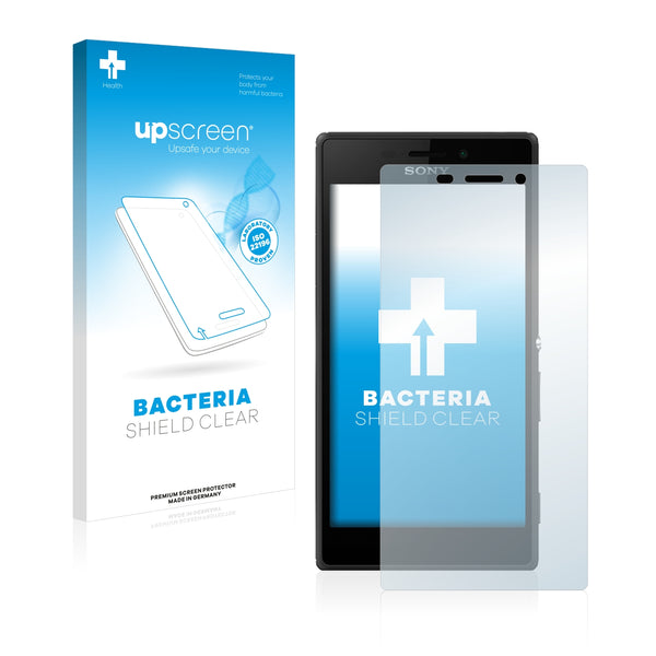 upscreen Bacteria Shield Clear Premium Antibacterial Screen Protector for Sony Xperia M2 D2303