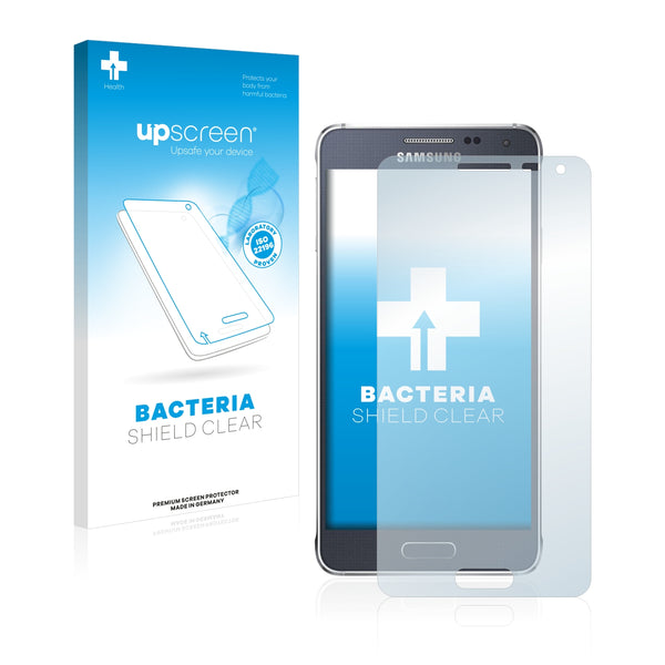 upscreen Bacteria Shield Clear Premium Antibacterial Screen Protector for Samsung Galaxy Alpha SM-G850F