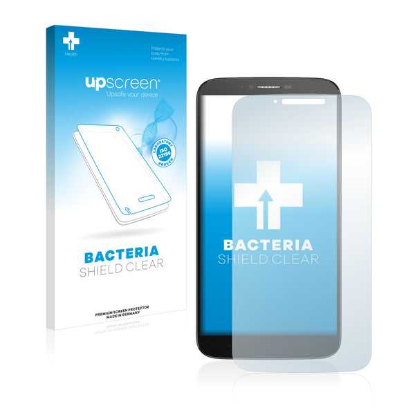 upscreen Bacteria Shield Clear Premium Antibacterial Screen Protector for Alcatel One Touch Hero 2