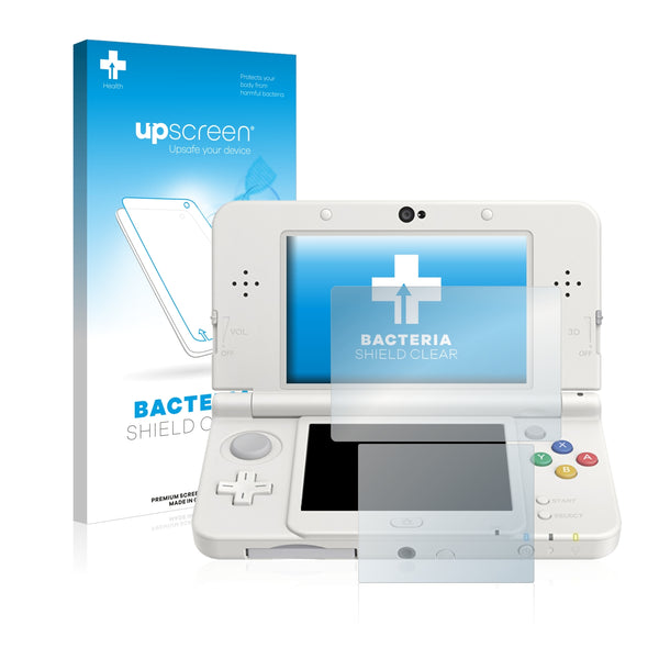 upscreen Bacteria Shield Clear Premium Antibacterial Screen Protector for Nintendo New 3DS