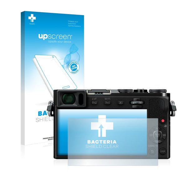 upscreen Bacteria Shield Clear Premium Antibacterial Screen Protector for Panasonic Lumix DMC-GM5