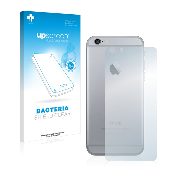 upscreen Bacteria Shield Clear Premium Antibacterial Screen Protector for Apple iPhone 6 Plus Back (entire surface)
