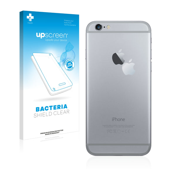 upscreen Bacteria Shield Clear Premium Antibacterial Screen Protector for Apple iPhone 6 Plus (Logo)