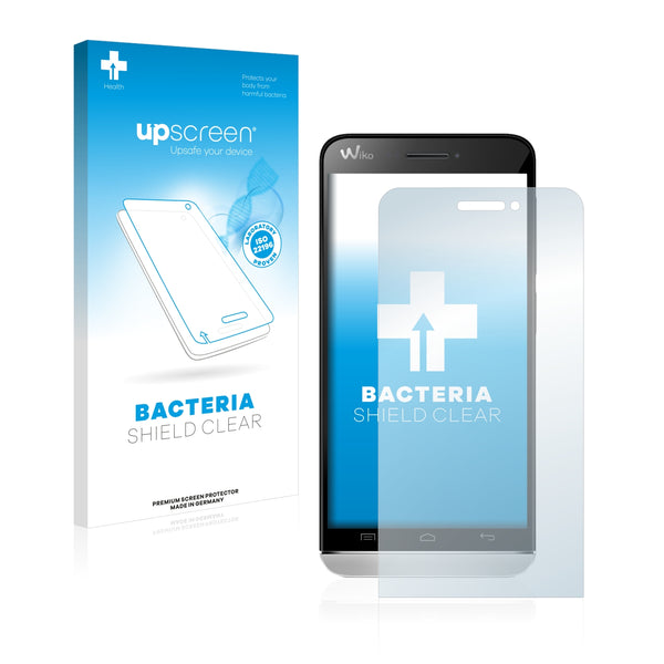 upscreen Bacteria Shield Clear Premium Antibacterial Screen Protector for Wiko Wax 4G