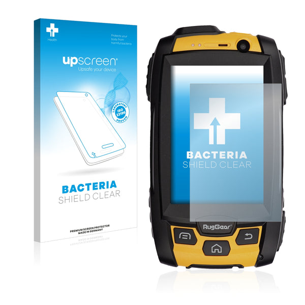 upscreen Bacteria Shield Clear Premium Antibacterial Screen Protector for RugGear RG500