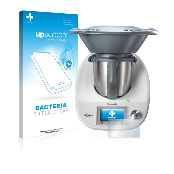 upscreen Bacteria Shield Clear Premium Antibacterial Screen Protector for Vorwerk Thermomix TM5