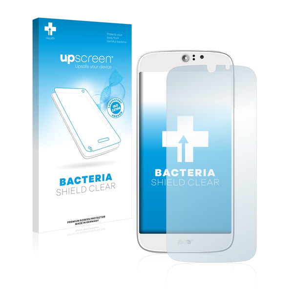upscreen Bacteria Shield Clear Premium Antibacterial Screen Protector for Acer Liquid Jade S