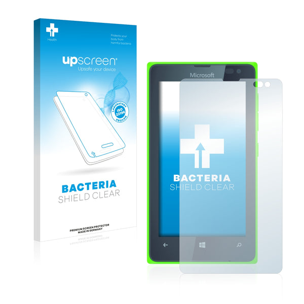 upscreen Bacteria Shield Clear Premium Antibacterial Screen Protector for Microsoft Lumia 435