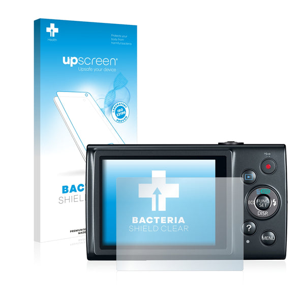 upscreen Bacteria Shield Clear Premium Antibacterial Screen Protector for Canon IXUS 170