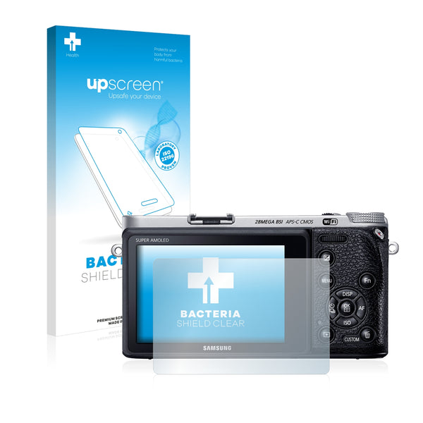 upscreen Bacteria Shield Clear Premium Antibacterial Screen Protector for Samsung NX500
